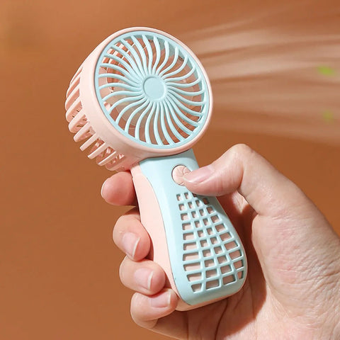 ''Portable Small Table Fan Rechargeable Hand Held Handheld Mini Fan
