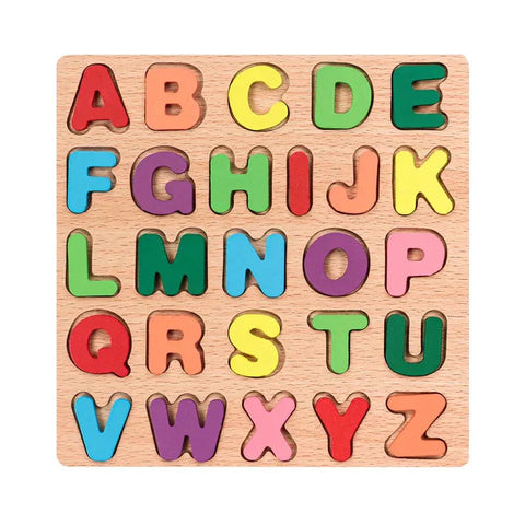 Wooden Puzzles for Kids | Capital ABC ,123,Shapes Board